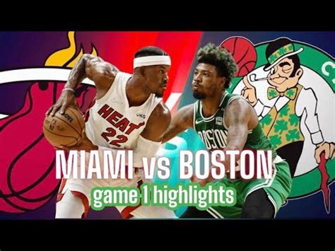 miami vs boston game 1 result